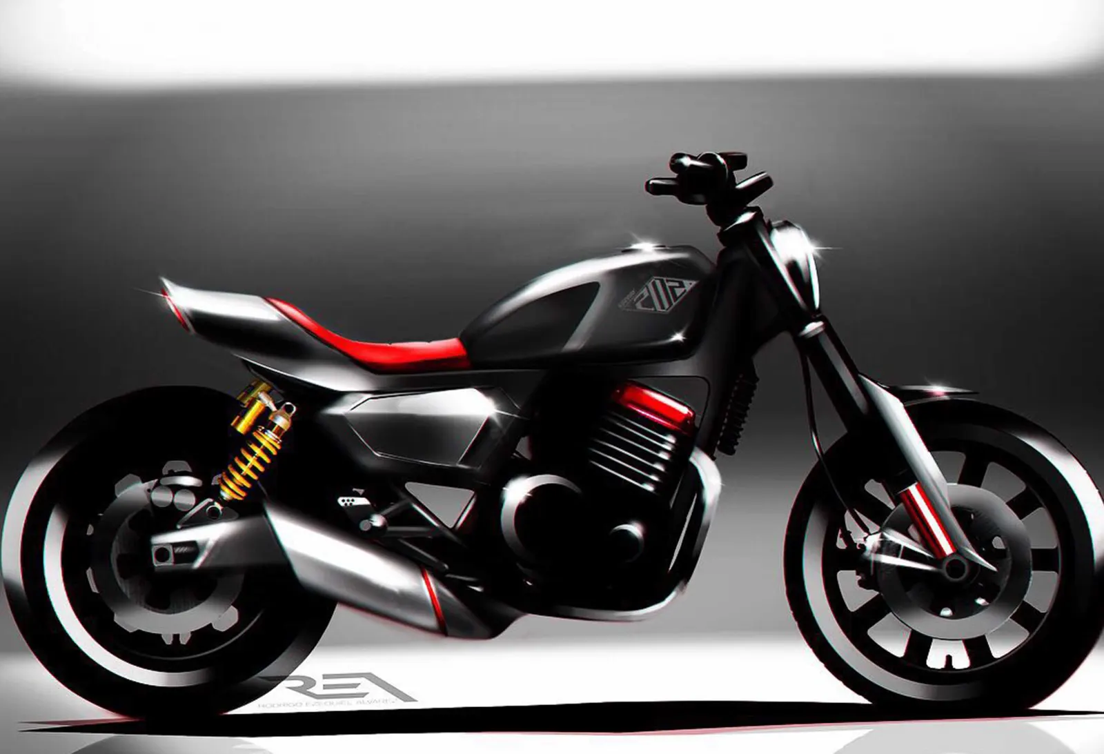 Side sketch of the future custom